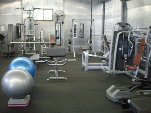 View of main workout area